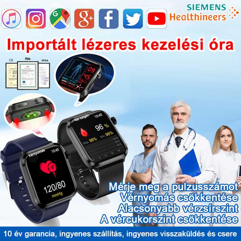 Alapváltozat (vérnyomás mérés + véroxigén + pulzus + testhőmérséklet)